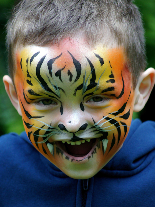 Tiger Boy face